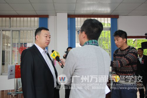 戴金旭先生接受采访
