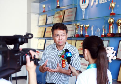 沙总接受媒体采访